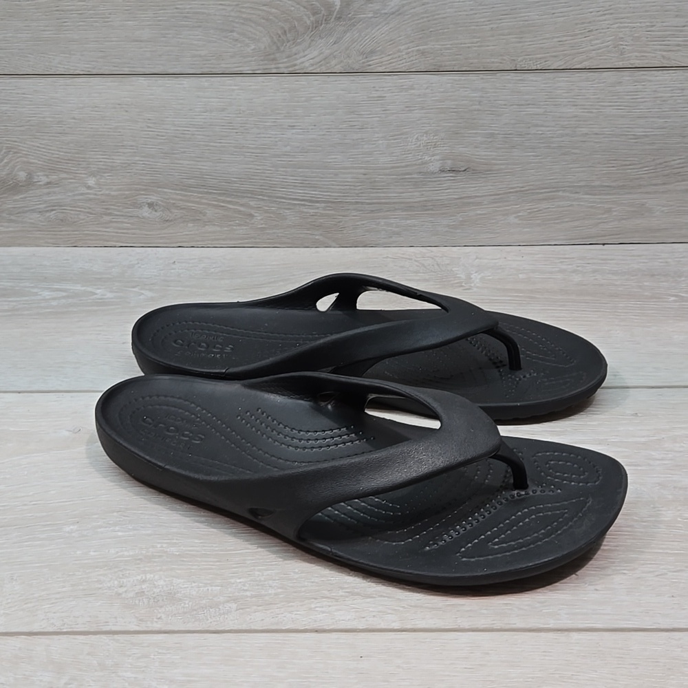 Crocs Women Thong Sandals Slide shoes sz 10